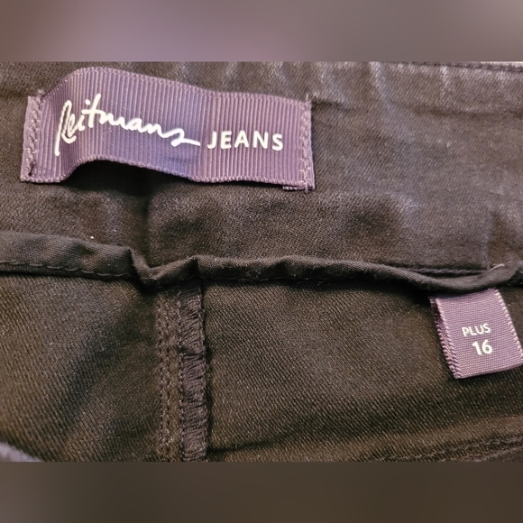 REITMAN'S JEANS, Light Jeans, Black, Size 16 - Picture 9 of 13